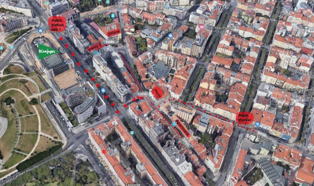 Romantic Apartment El Corte Ingles Lissabon Exterior foto